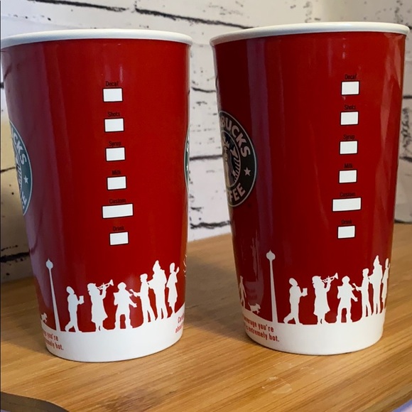 Starbucks Pair of Holiday 2006 Mugs (2) - Picture 2 of 3